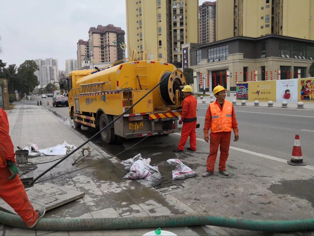 株洲排污管道清淤-管道清洗